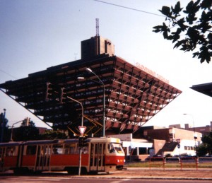 Slovak Radio, Bratislava, where "Wave" was recorded, May 2003
